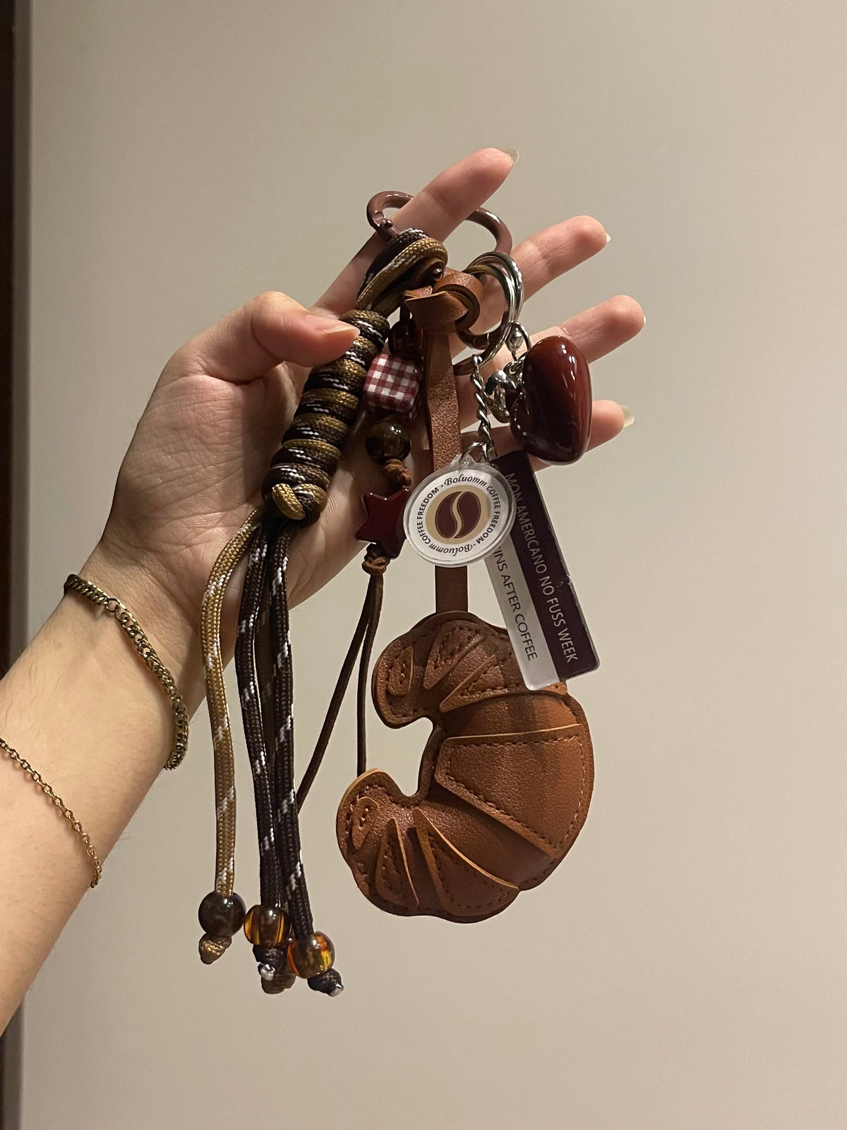 "Choco Chip Off" Bag Charm