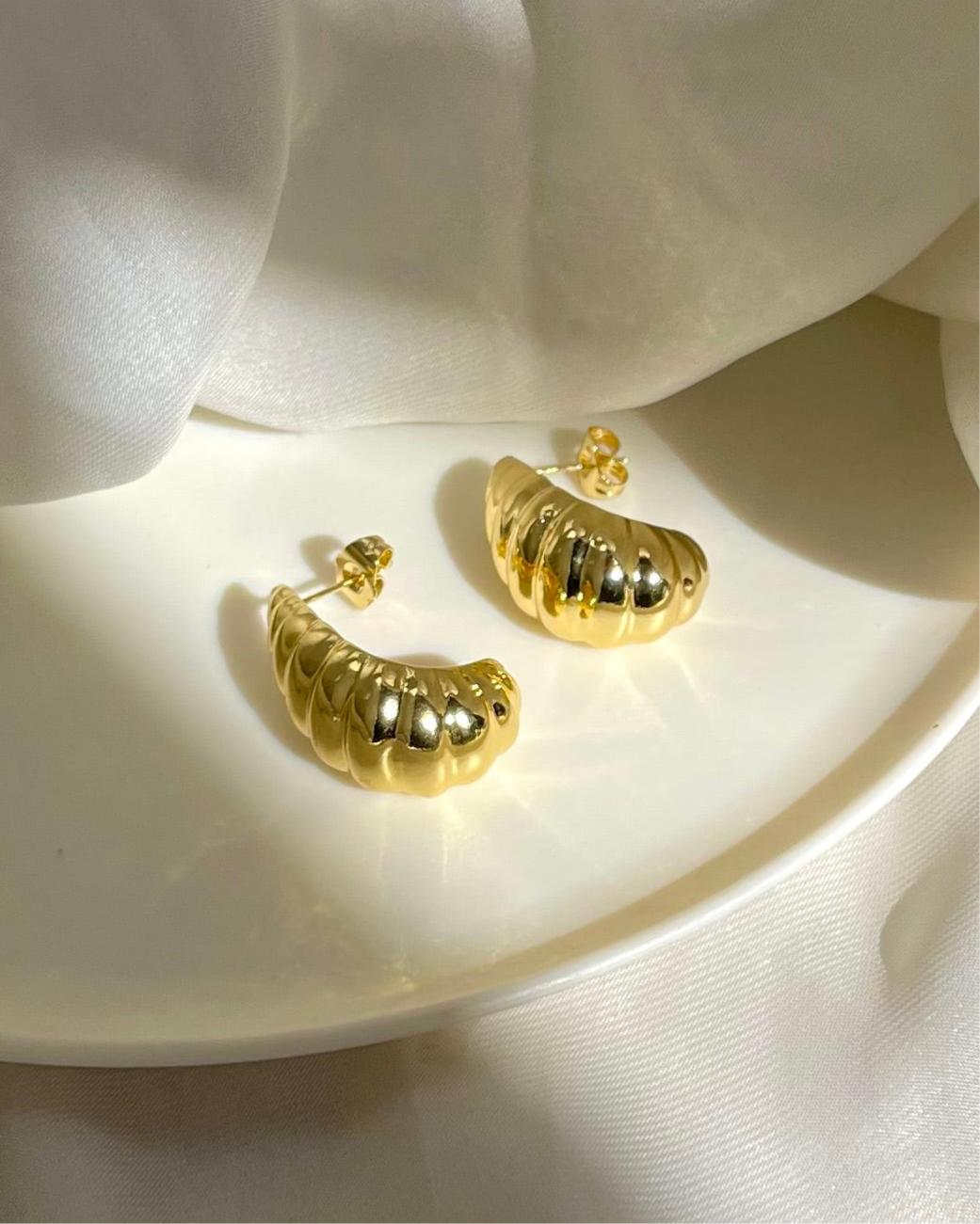 Croissant Earrings
