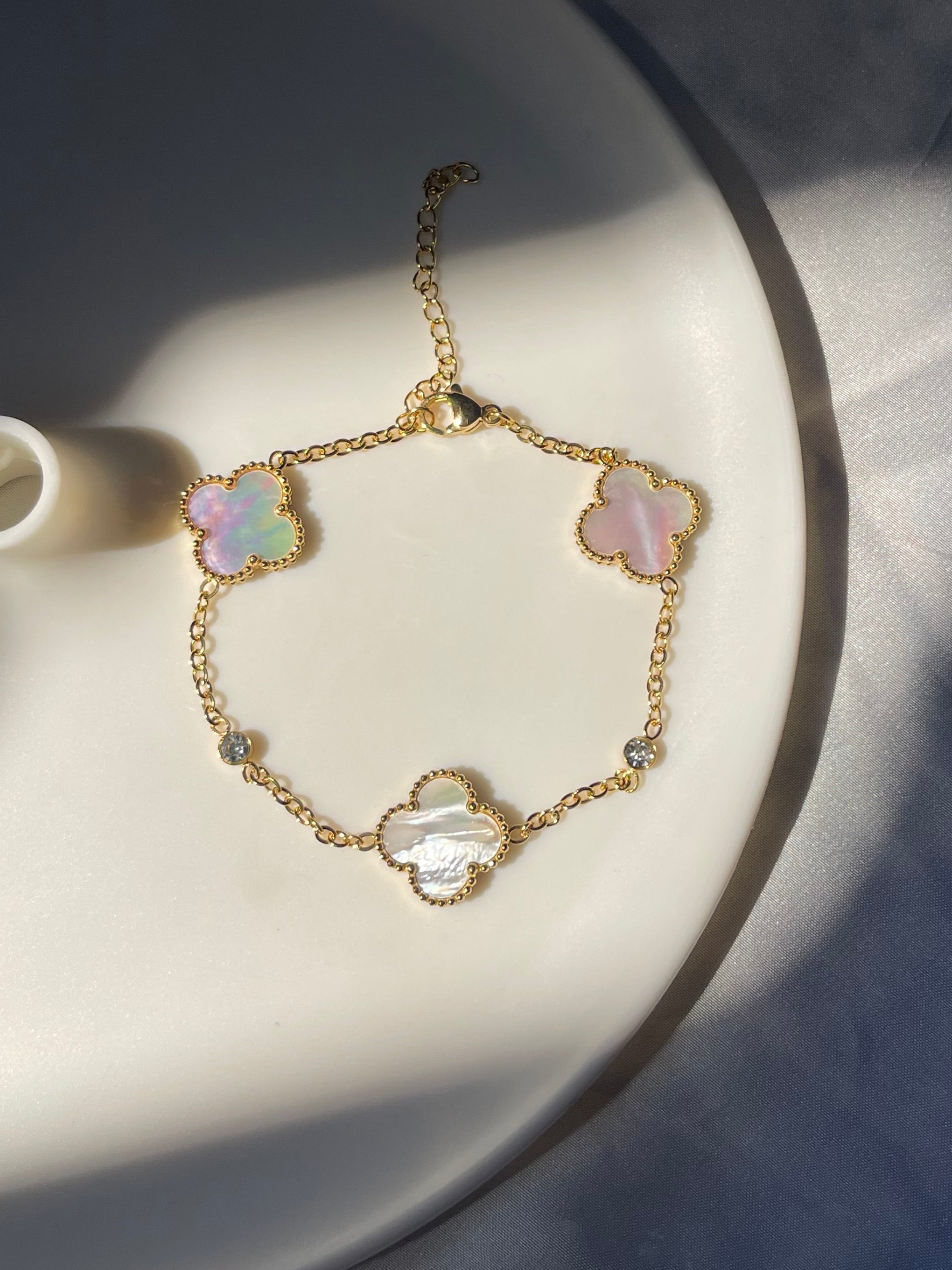 White Clover Bracelet