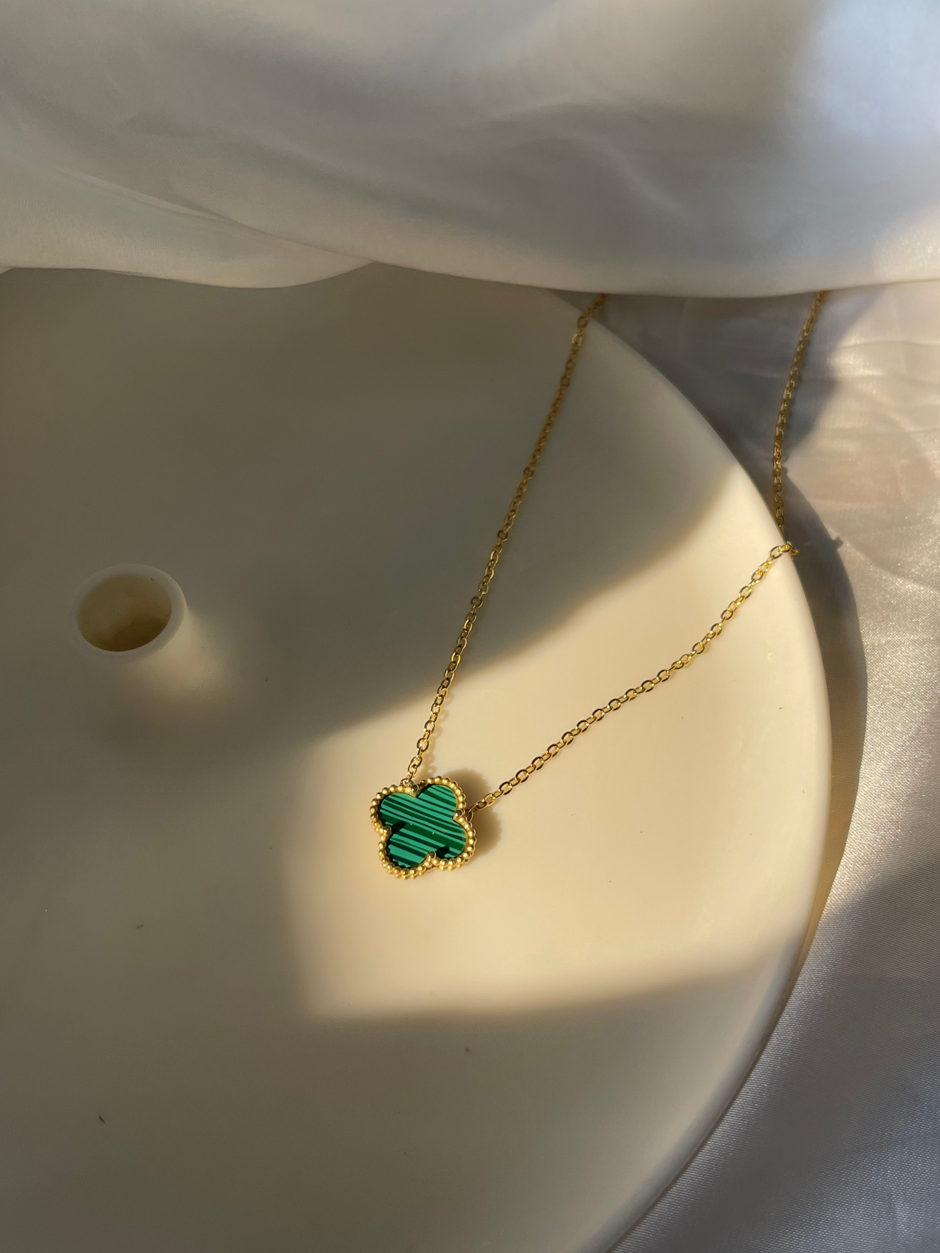 Mint Clover Pendant