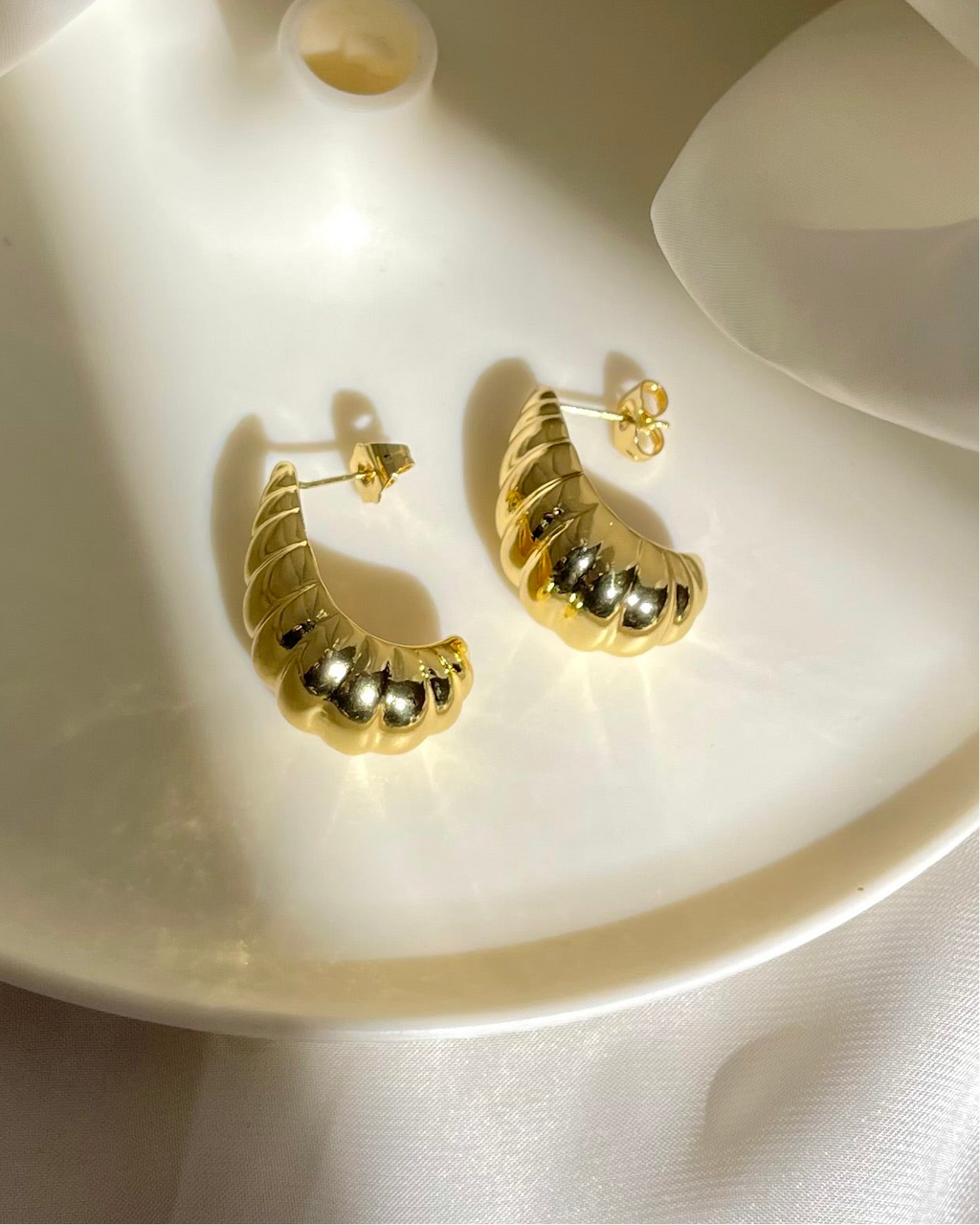 Croissant Earrings