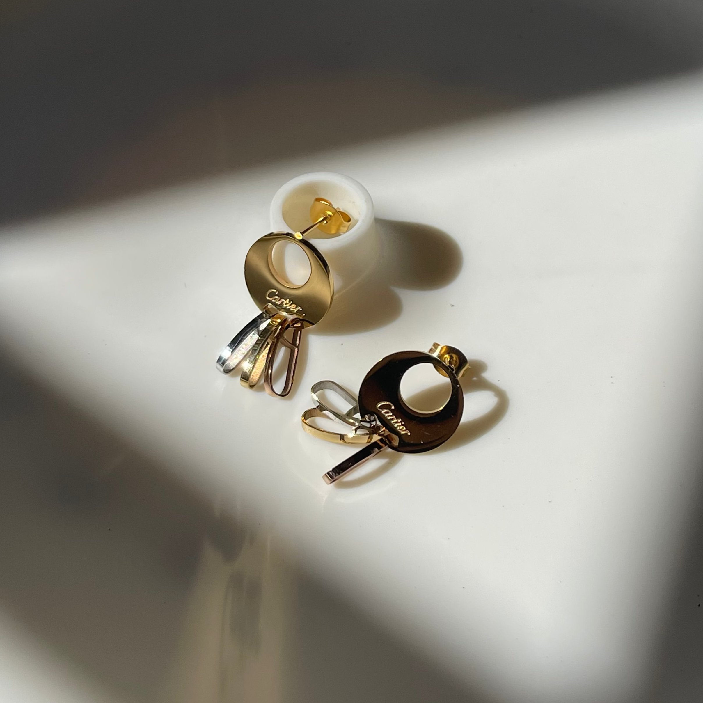 Tricolored mini danglers