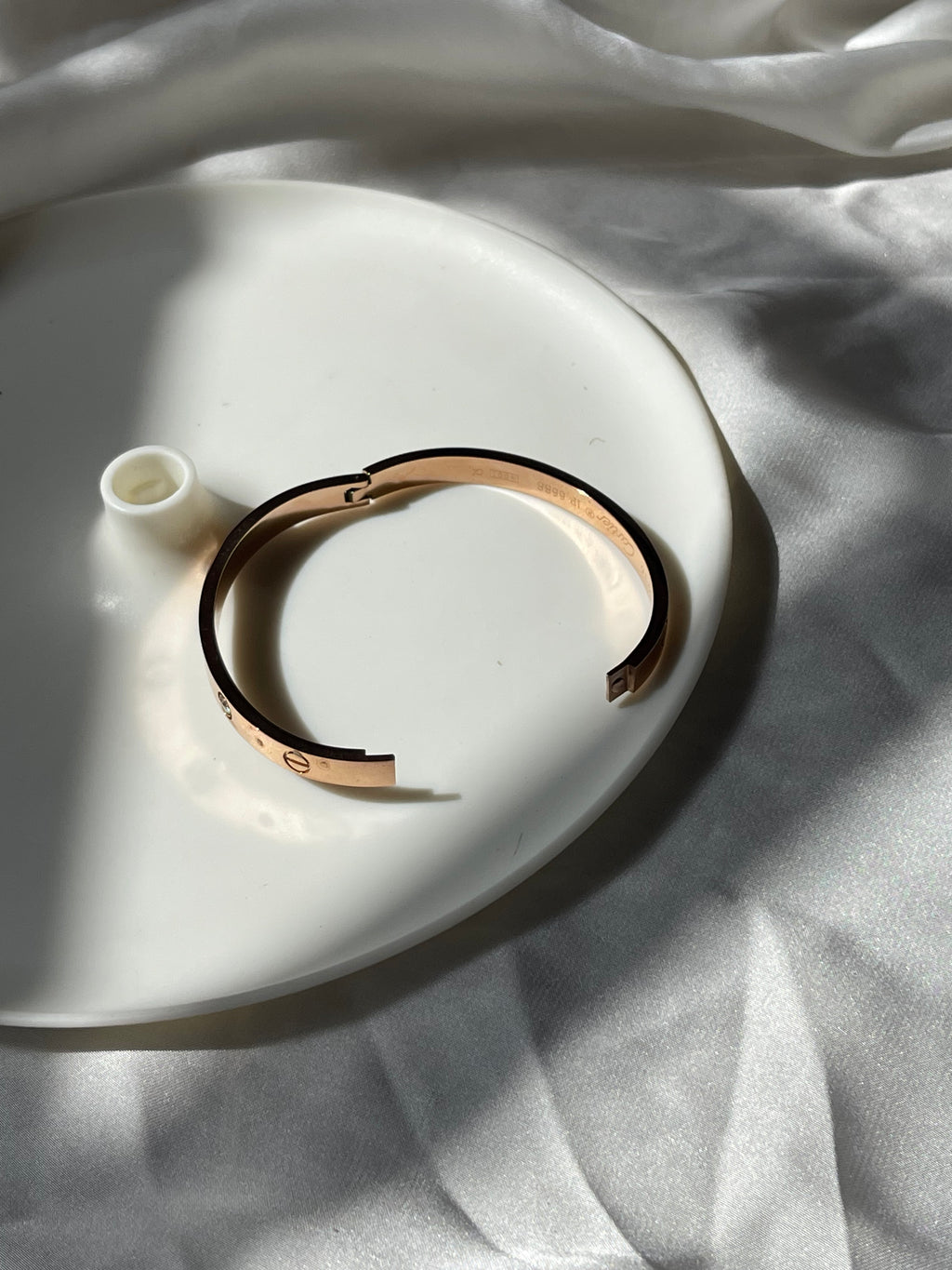 Rosegold Openable Love Bangle
