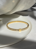 Crystal Paved Narrow Bangle