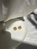 Gold Clover Studs