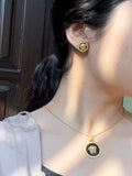 Medusa Pendant and Studs set