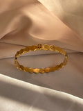 Gold toned Studded Bangle